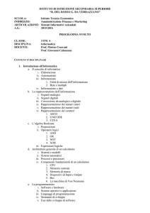 ISTITUTO DI ISTRUZIONE SECONDARIA SUPERIORE
