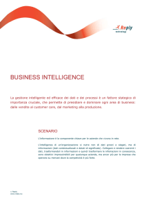 Business Intelligence - gestione intelligente di dati e processi
