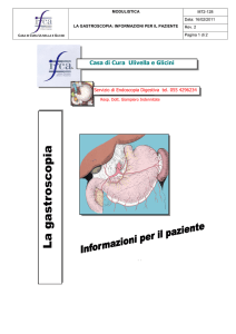 informazioni utili gastroscopia