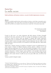 Le stelle oscure