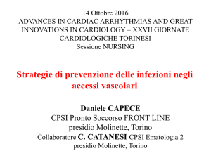 14 Ottobre 2016 ADVANCES IN CARDIAC ARRHYTHMIAS AND