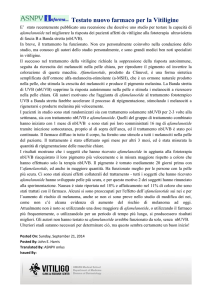 Testato nuovo farmaco per la Vitiligine