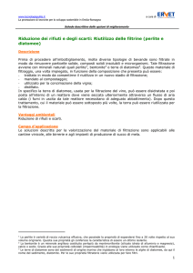Riduzione dei rifiuti e degli scarti: Riutilizzo delle