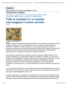 Tutte le emozioni in un quadro così reagisce il nostro cervello