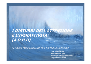 ADHD Segnali Premonitori