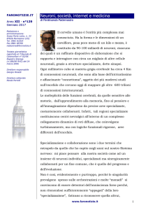 Neuroni, società, internet e medicina