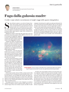 Fuga dalla galassia madre