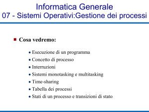 gestore dei processi