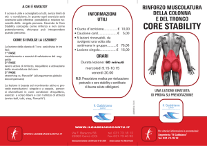 core stability - Il Gabbiano Cantù