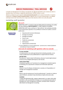 marketing audit (gratuito) - Studio Cao Management Consulting