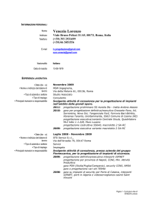 Venezia Lorenzo - Ordine ingegneri della Provincia di Roma