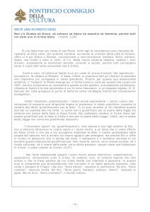 SIETE UNO IN CRISTO GESÙ