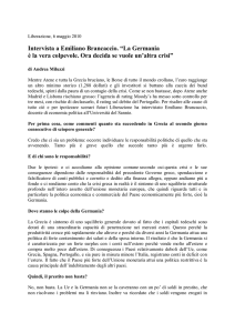 Intervista a Emiliano Brancaccio. “La Germania è la vera colpevole