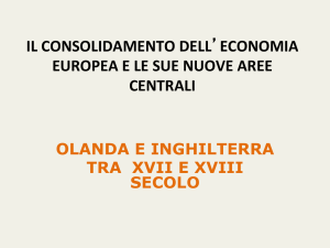 il consolidamento dell`economia europea e le sue nuove aree centrali