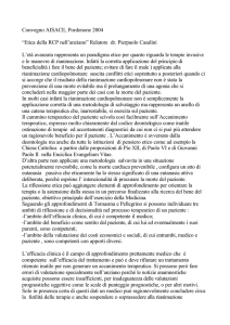 Etica della RCP nell`anziano