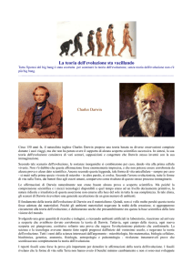 La teoria dell`evoluzione sta vacillando