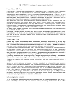 F2 - I VULCANI - Incontro con le scienze integrate