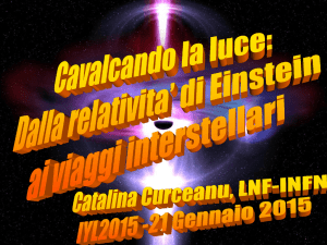lo spazio dice alla materia - INFN-LNF