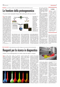 Le frontiere della proteogenomica - Ibfm-Cnr