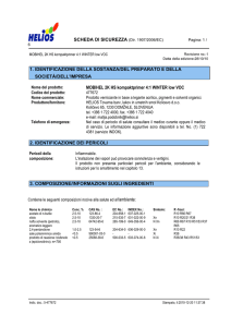 1. IDENTIFICAZIONE DELLA SOSTANZA/DEL