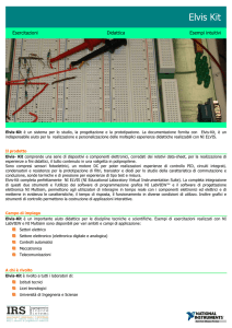 Elvis Kit - IRS - Ingegneria Ricerca Sistemi