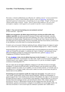 Riflessione sul Mktg