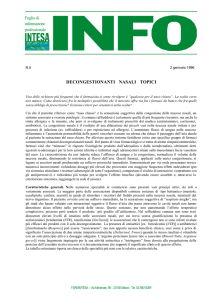 DECONGESTIONANTI NASALI TOPICI