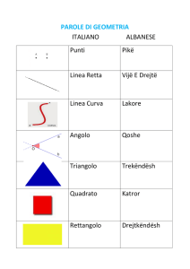 parole di geometria