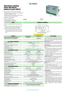 Alimentatori switching trifase 400-500 Vac potenza di uscita