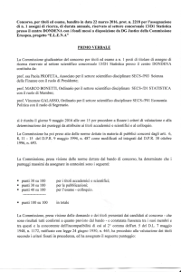 Ammissione al colloquio