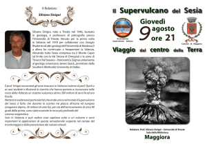 Il Supervulcano del Sesia Il Supervulcano del Sesia