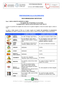 Suggerimenti per una dieta senza fibre