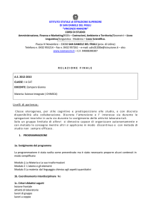 ISTITUTO STATALE di ISTRUZIONE SUPERIORE
