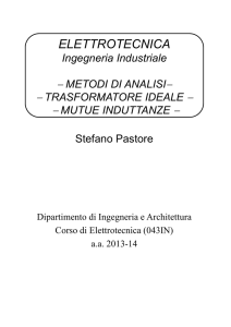 Metodi di analisi dei circuiti, Trasformatore ideale e Mutue induttanze