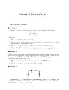Testo e soluzioni di tutti i compiti scritti di fisica