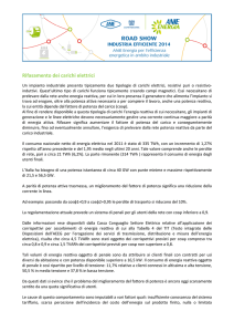 Rifasamento dei carichi elettrici