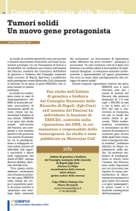 Tumori solidi Un nuovo gene protagonista