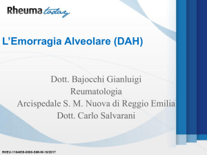 L`Emorragia Alveolare (DAH)