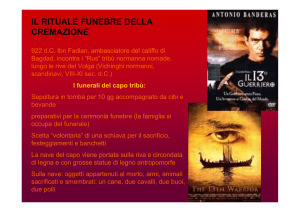 il rituale funebre della cremazione
