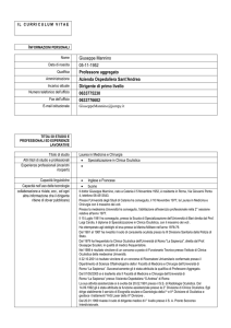 formato europeo per il curriculum vitae