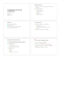 Progettazione di siti web a.a. 2015/16 - Moodle