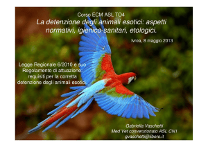 La detenzione degli animali esotici