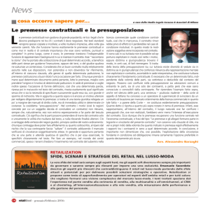 Le premesse contrattuali e la presupposizione cosa occorre sapere