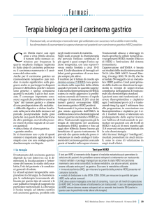 Terapia biologica per il carcinoma gastrico