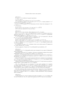 Soluzioni primo esonero anno passato • Esercizio 1. Per ogni a ∈ X
