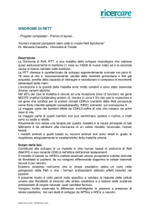 SINDROME DI RETT