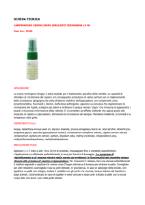 scheda tecnica