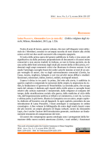 Luisa PRANZETTI, Alessandro LUPO (a cura di) Civiltà e religione