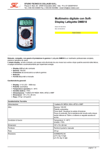 Multimetro digitale con Soft-Display Lafayette DMB10