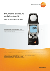 Strumento di misura della luminosità